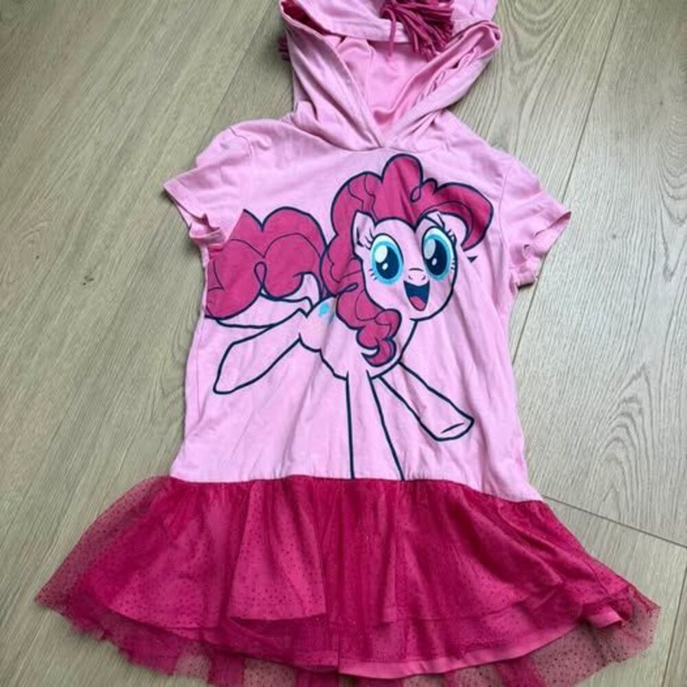 My Little Pony Pinkie Pie Hooded Tutu Dress size 7/8